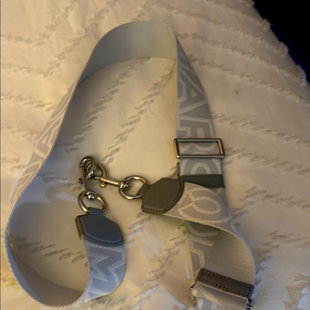 Gray and White Patterned Strap